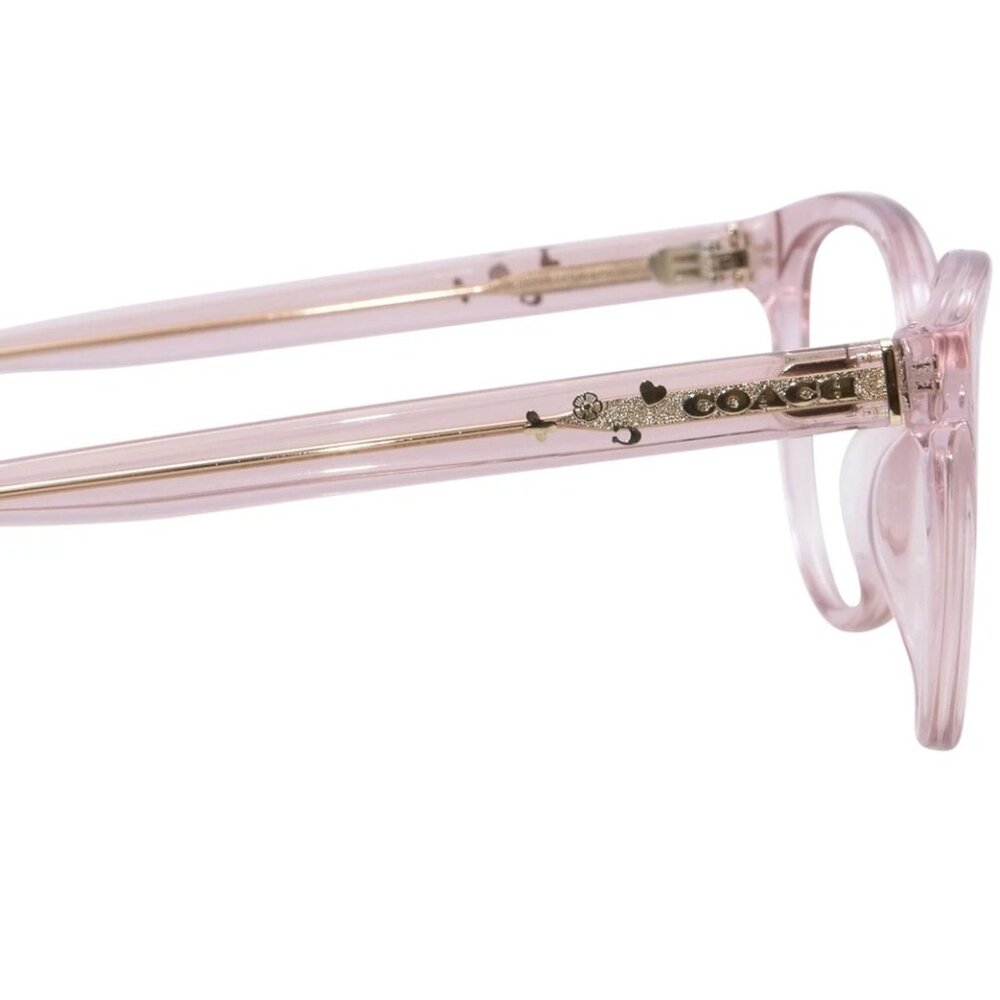 Coach HC6234U Eyeglasses – Transparent Dusty Rose, 56mm - Picture 2 of 4